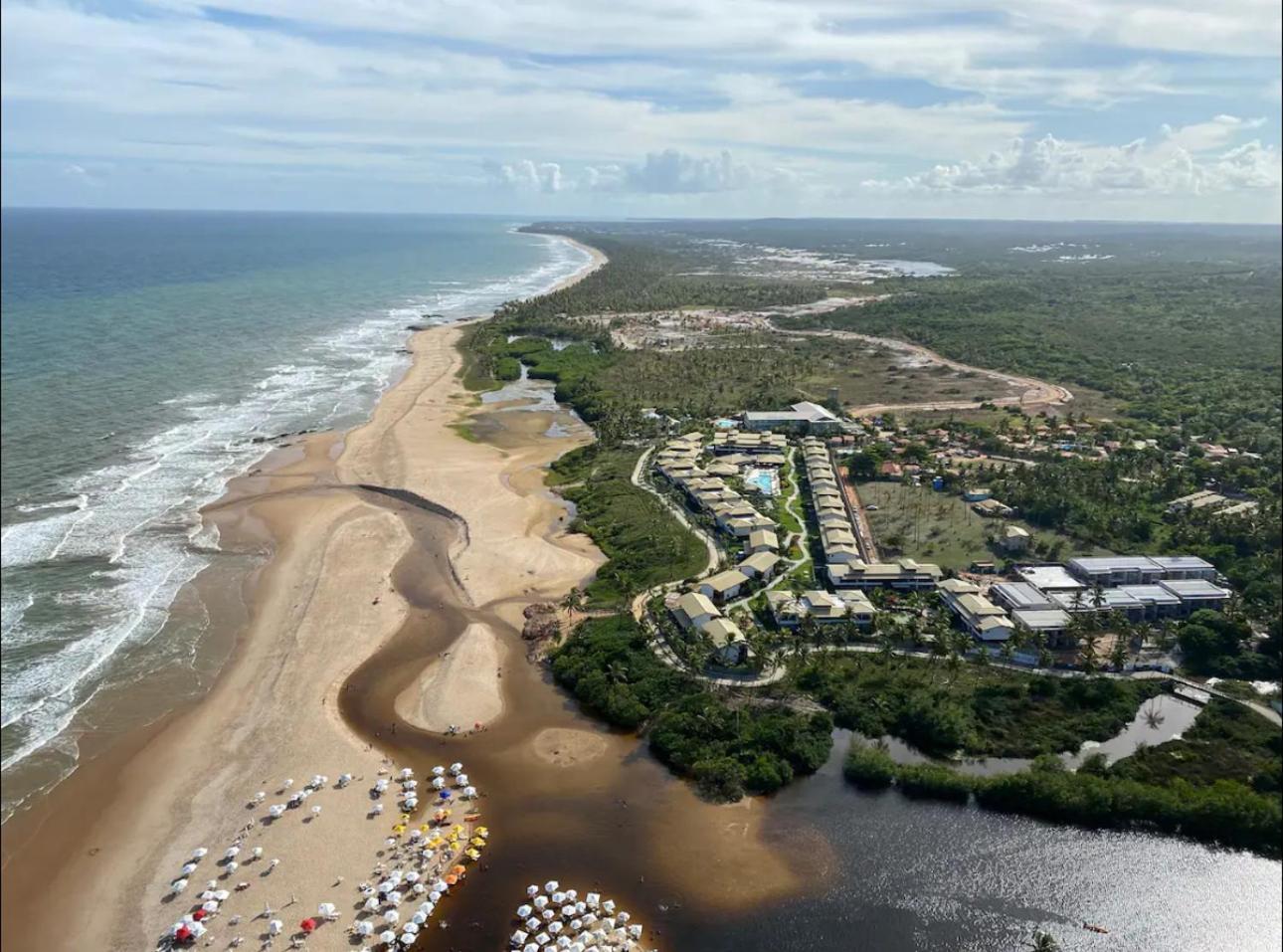 Maravilhoso Garden Imbassai Pe Na Areia Bahia Litoralアパートメント エクステリア 写真